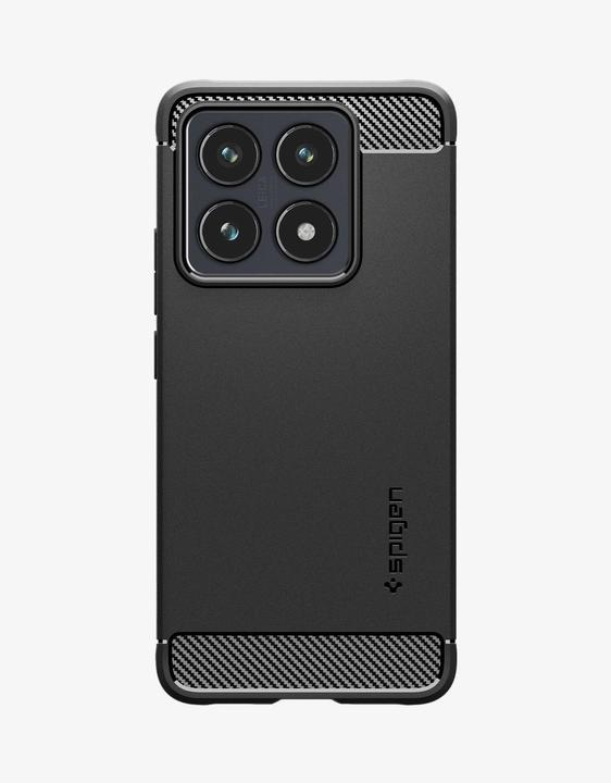 Actual product image Spigen Rugged Armor Xiaomi 14T Case Matte Black (Xiaomi 14T)