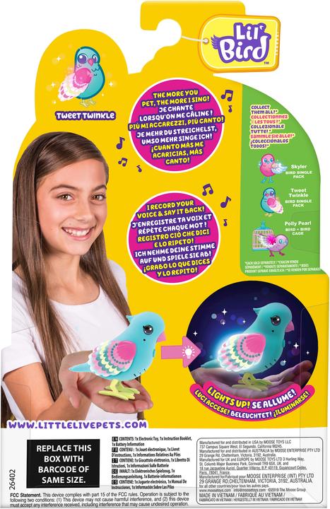 Productafbeelding Little Live Pets Lil Vogelkont. Kleine levende huisdieren