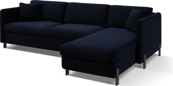 Image du produit Micadoni Canapé D'Angle Velours Droit Convertible, "Gloria", 4 Places, 260x170x80Fabriqué en Europe (Canapé d'angle)