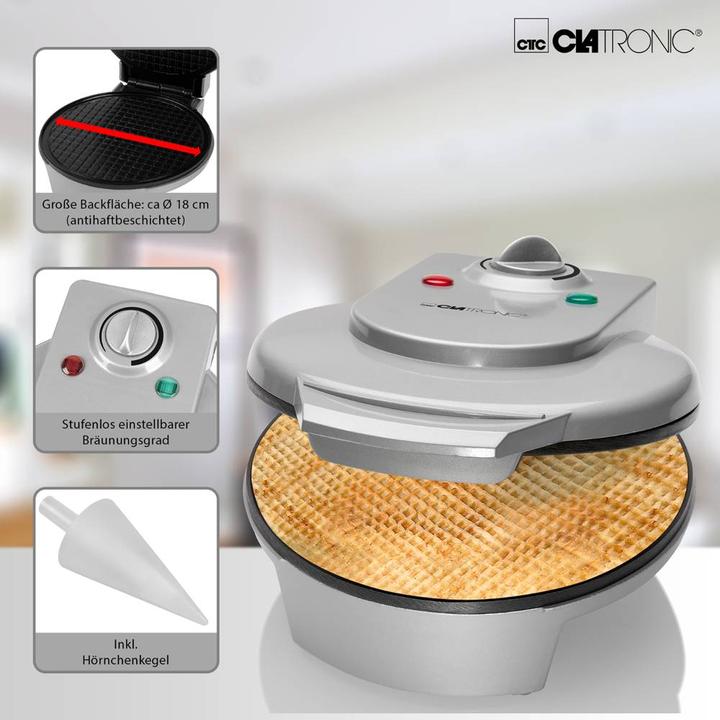 Actual product image Clatronic HA 3494 Croissant iron