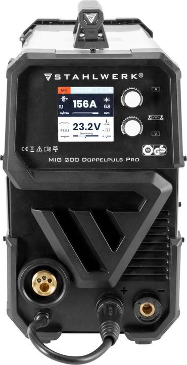 Produktbild Stahlwerk Schweissgerät MIG MAG 200 Doppelpuls Pro vollsynergisches 200 Ampere