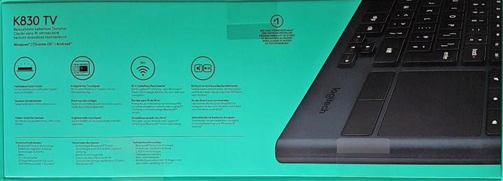 Produktbild Logitech Wireless Illuminated Keyboard K830 (DE, Kabellos)