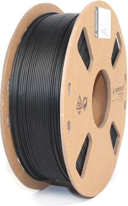 Actual product image Gembird Flashforge PLA-plus filament, Black 1.75 mm, 1kg (PLA+, 1.75 mm, 1291 g, Black)