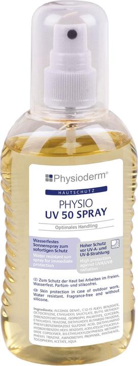 PGP Hautschutzspray PHYSIO UV 50 SPRAY 200 m 200 ml (Sonnenspray, SPF 50, 200 ml)