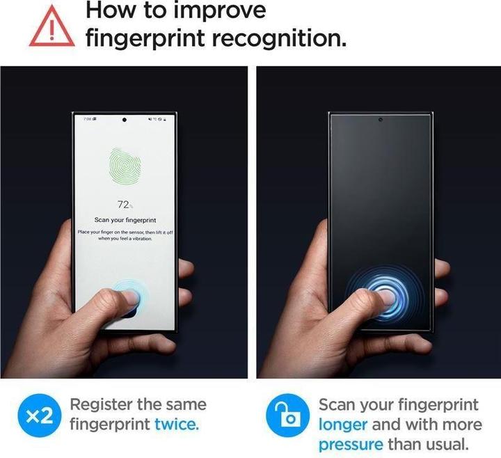 Image du produit Spigen Glas.tR EZ Fit (2 pièce(s), Samsung Galaxy S24 Ultra)