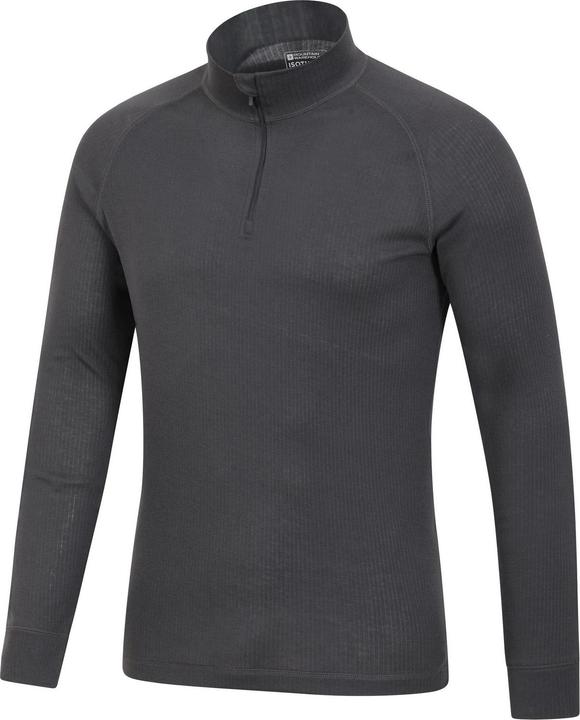 Actual product image Mountain Warehouse Mens Talus Zip Neck Long-Sleeved Thermal Top (L)