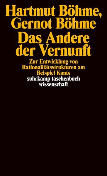 Produktbild Das Andere der Vernunft (Deutsch, Gernot Böhme, 1985)