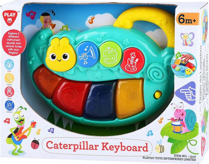 Immagine prodotto Komelon Giocattolo musicale PLAYGO INFANT &TODDLER Tastiera Caterpillar, 1340