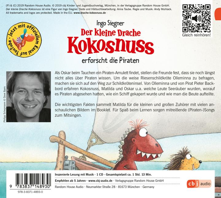Produktbild Alles klar! Der kleine Drache Kokosnuss erforscht die Piraten (Ingo Siegner, Philipp Schepmann, Alfred Dieler, Deutsch)