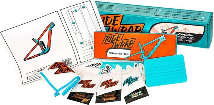 Image du produit Ride Wrap RideWrap Gloss Covered Frame Protection Kit designed to fit 2022 Trek Top Fuel (Taille unique)