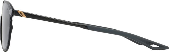 Produktbild 100% Brille Legere Round (Schwarz, Smoke)