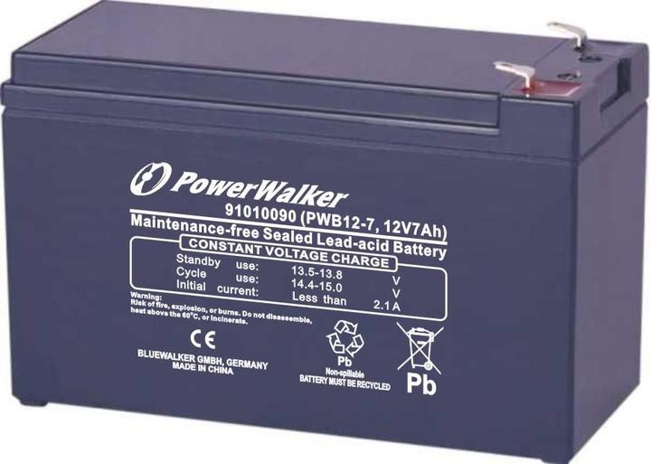 Immagine prodotto Powerwalker PWB12-7 Batteria al piombo gel da 12V 7Ah per UPS -Z-