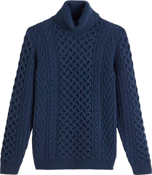 Actual product image La Redoute Collections Cable knit turtleneck jumper (3XL)