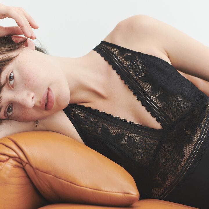 Immagine prodotto La Redoute Collections Body JEANNE in pizzo e microfibra (L)