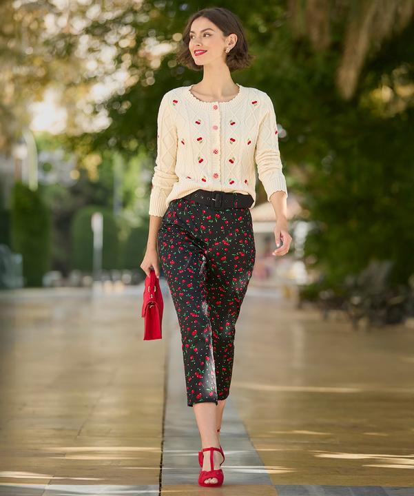 Produktbild Joe Browns Cherry Print Capri Trousers (42)