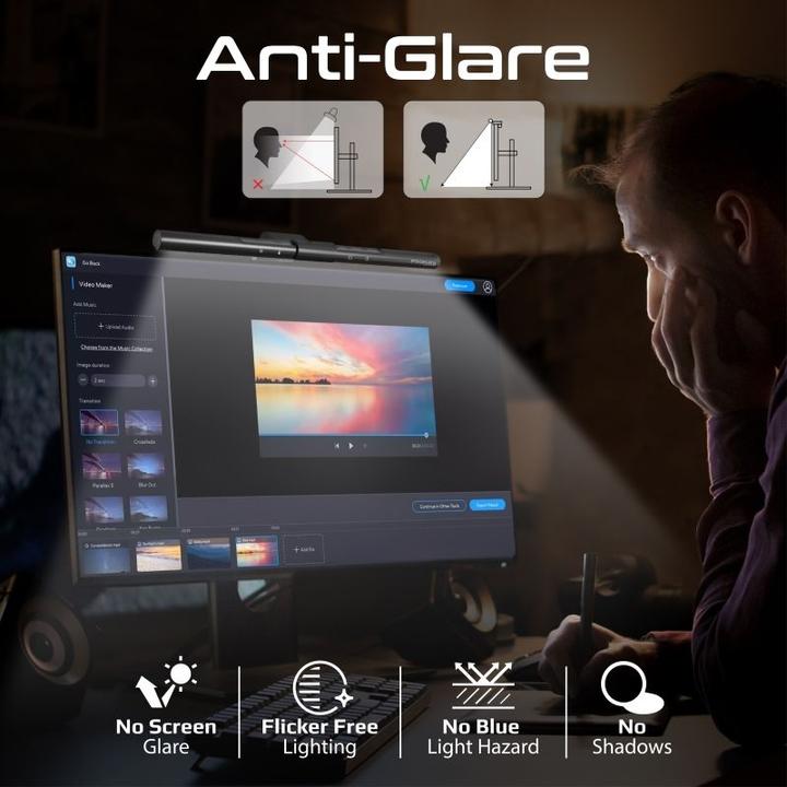 Actual product image ProMate Horizon-40 monitor LED light