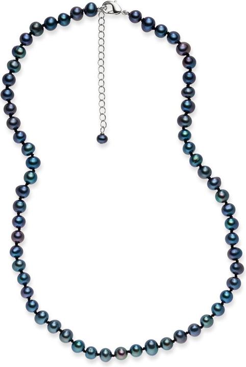 Produktbild Lulu & Jane Messing Süsswasser-Zuchtperle silber 42,0 cm Basiskette + 5,0 cm Verlängerung - 33346 (Messing, 42 - 47 cm)