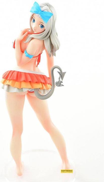 Actual product image Orca Fairy Tail statuette 1/6 Mirajane Strauss Swimwear Pure in Heart Rose Bikini Ver. 25 cm
