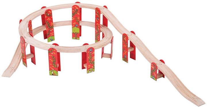 Bigjigs Wooden Track Viaduct Extension Set