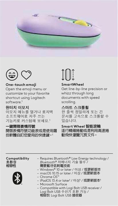 Produktbild Logitech Pop Mouse (Kabellos)