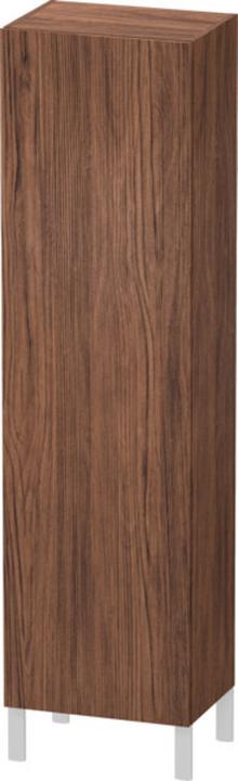 Duravit Hochschrank L-CUBE 500x363x1760mm Ans links nussbaum dunkel