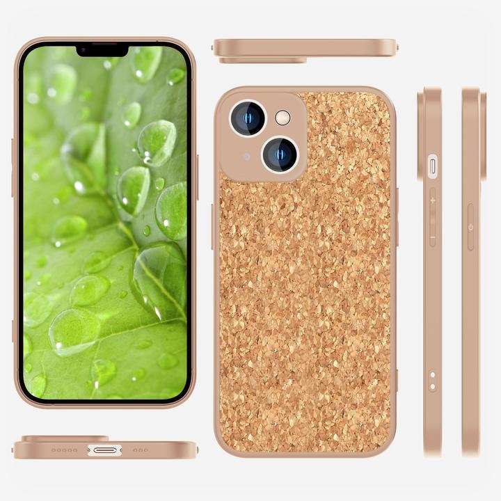 Produktbild Nalia Kork Hülle mit Silikon Rahmen (Apple iPhone 14 Plus)