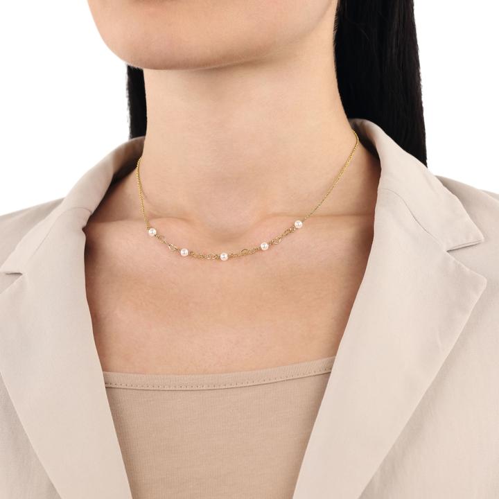 Image du produit Amor Halsschmuck für Damen, Edelstahl, Glasperle | Herz (Acier inoxydable)