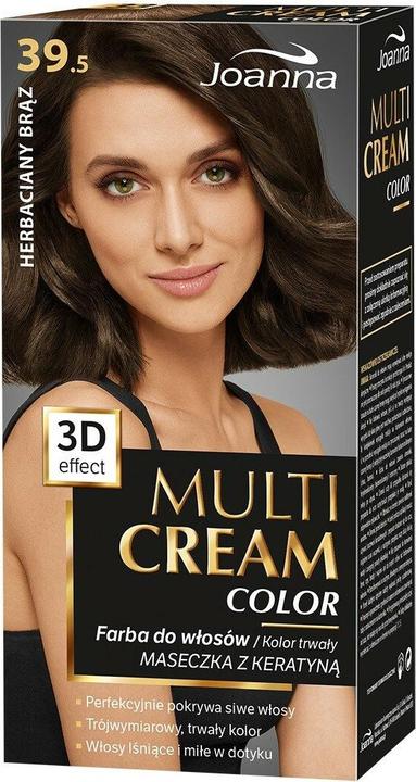 Produktbild Joanna Multi Cream Color Hair Dye 39.5 Tea Brown (39.5 Tea Brown)