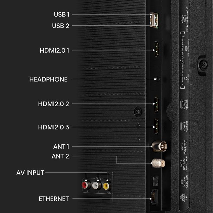 Actual product image Hisense TV TV 50" (50", QLED, 4K)