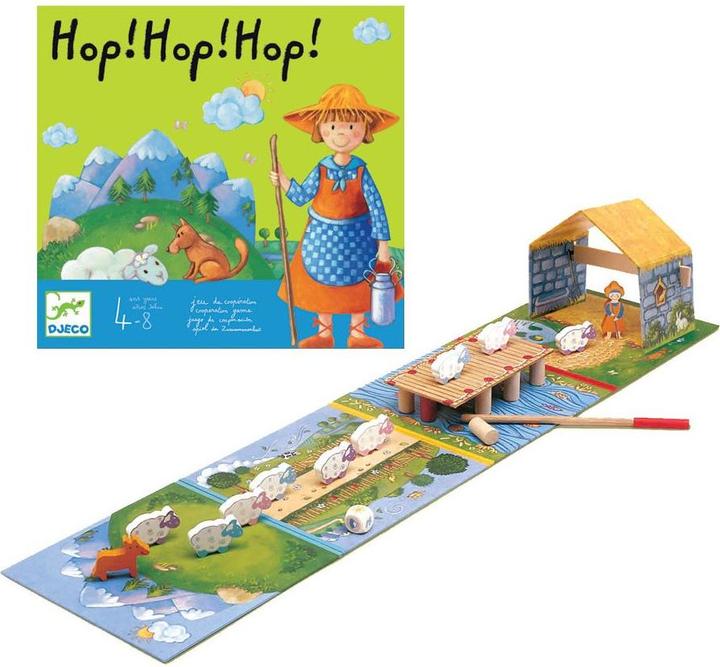 Immagine prodotto Djeco Hop! Hop! Hop! (Tedesco, Francese, Italiano, Inglese)