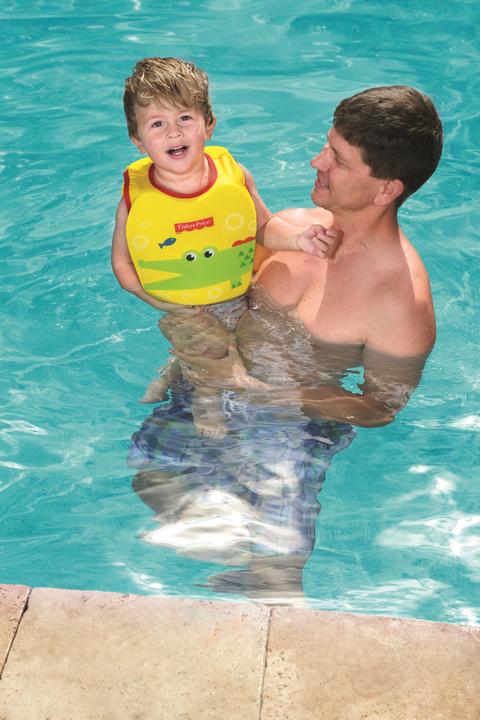 Actual product image Bestway Fisher-Price® learn-to-swim waistcoat for boys, assorted