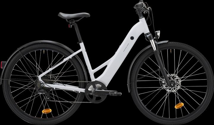 Actual product image Rockrider E-Bike Trekkingrad e-actv 100 niedriger Einstieg perlgrau