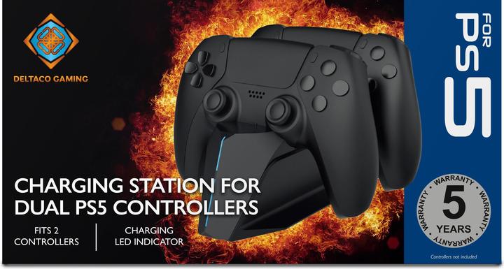Produktbild Deltaco Gaming Dual Ladestation (PS5)