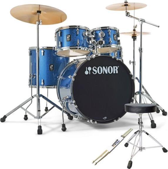 Actual product image Sonor AQX Stage Set BOS Drums with accessories