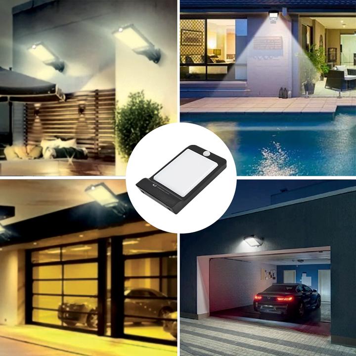 Actual product image Forever Light SUNARI Solar Lamp LED FLS-11 32*SMD PIR 5W 250lm 4500K 1200mAh Li-ion Black (250 lm)