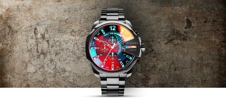 Actual product image Diesel Mega Chief (Analogue wristwatch, Chronograph, 51 mm)