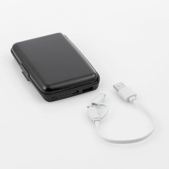 Produktbild InnovaGoods RFID-Kartenetui und Powerbank Sbanket (2500 mAh, 9.25 W, 9.25 Wh)