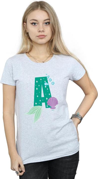 Immagine prodotto Disney Alphabet A Is For Ariel Maglietta Donna (XXL)