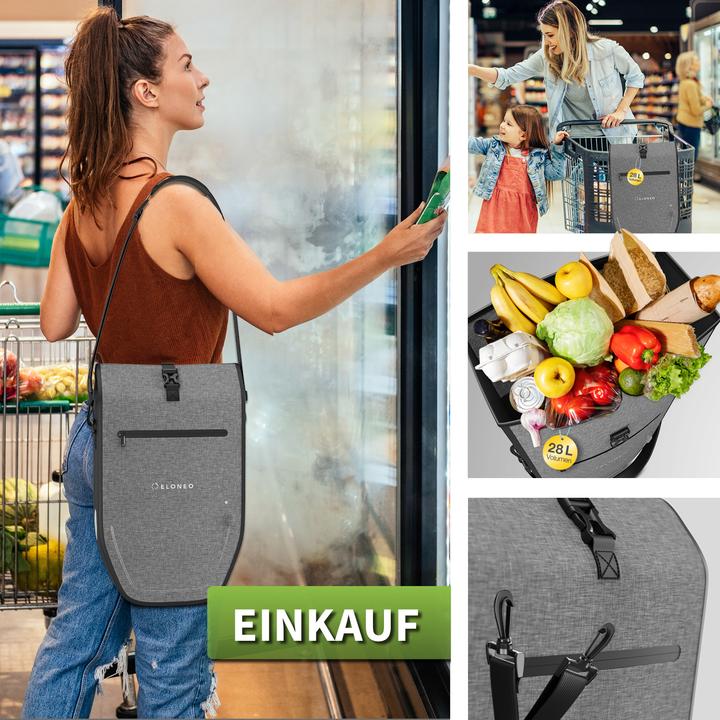 Actual product image Eloneo Bicycle bag for laptop (28 l, Luggage carrier bag)