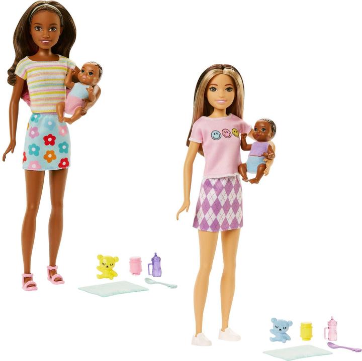 Actual product image Barbie "Skipper Babysitters Inc." Baby Sitter Doll + Baby/Accy Asst (4)