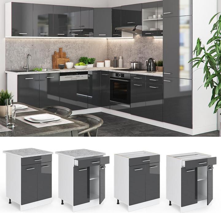 Produktbild Vicco Küchenunterschrank R-Line (60 x 82 x 60 cm)