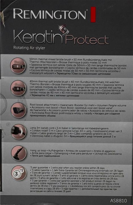 Actual product image Remington Keratin Protect