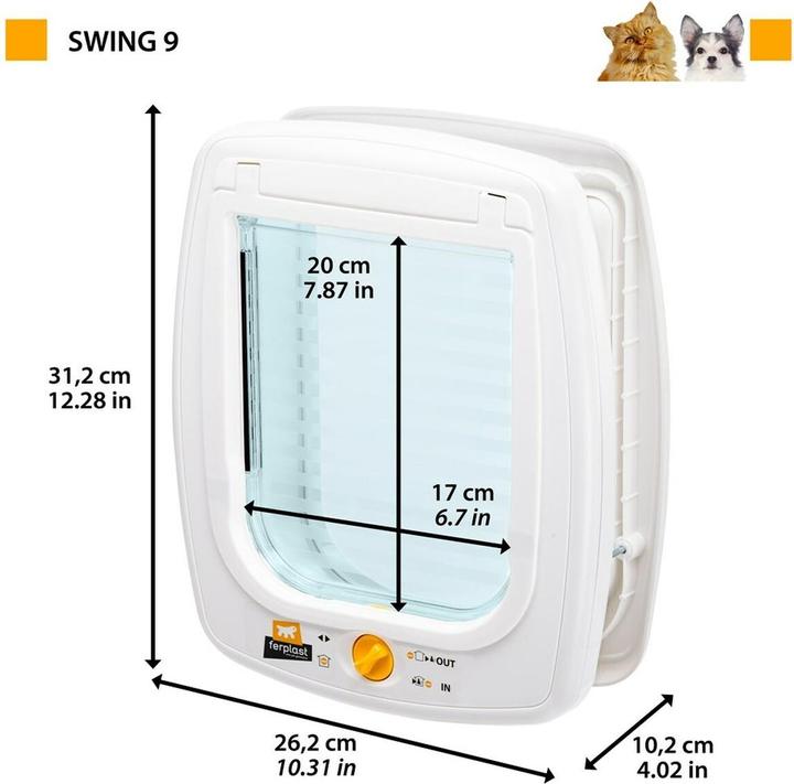 Produktbild Ferplast Swing 9 (Manuelle Katzenklappe)