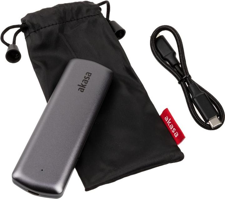 Image du produit Akasa Portable M.2 SATA/NVMe SSD vers USB-C 3.2 Gen 2 (M.2 2280, M.2 2260, M.2 2242, M.2 2230)