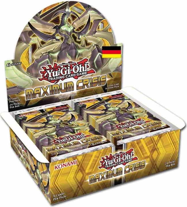 Immagine prodotto Yu-Gi-Oh Espositore di Crisi Massima - 1a Edizione -! (Tedesco, Display del booster)