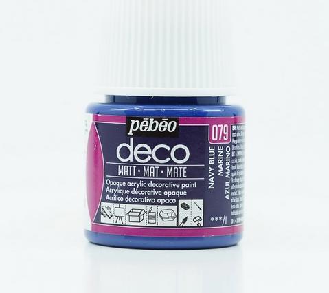 Produktbild Pebeo Deco Matte Acrylfarben (Marineblau, 45 ml)