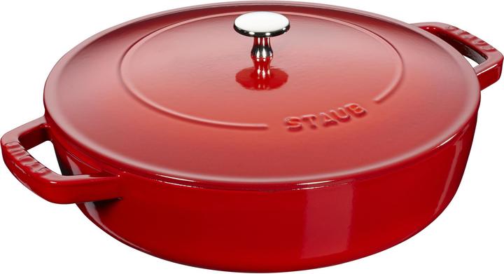 Staub Bräter Chistera Drop (28 cm, Bräter + Schmortopf, Gusseisen)
