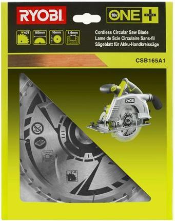 Image du produit Ryobi Tarcza do drewna 165mm, 40 zębów CSB165A1
