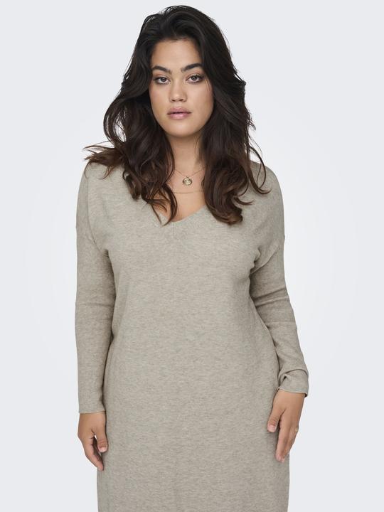 Image du produit Only Robe tricotée curvy col V (54)