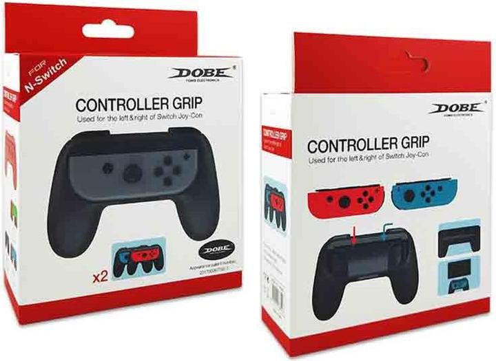 Produktbild Dobe 2er Set Joy-Con Controller Halterung für Nintendo Switch Schwarz (Switch)